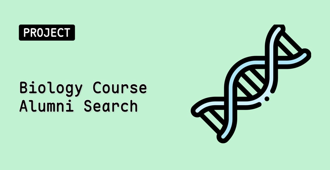 Biology Course Alumni Search