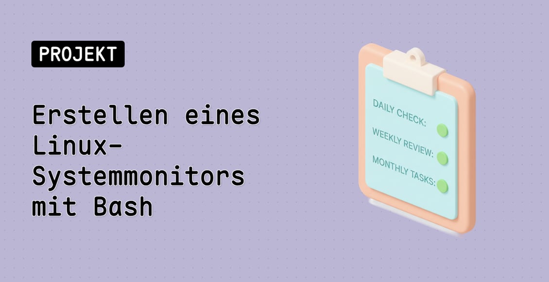 Erstellen eines Linux-Systemmonitors mit Bash