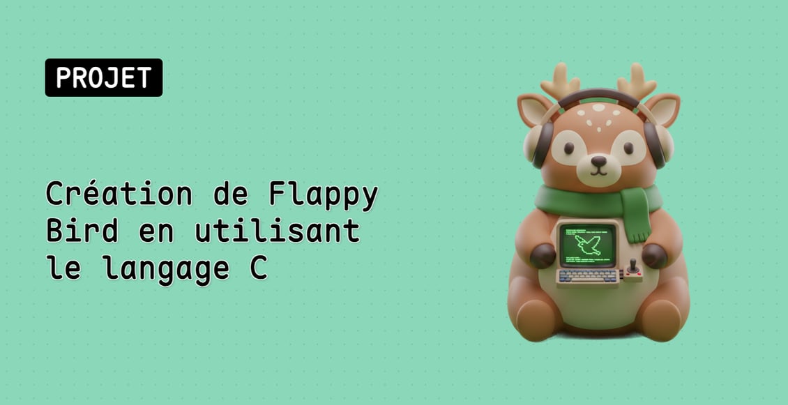 Création de Flappy Bird en utilisant le langage C