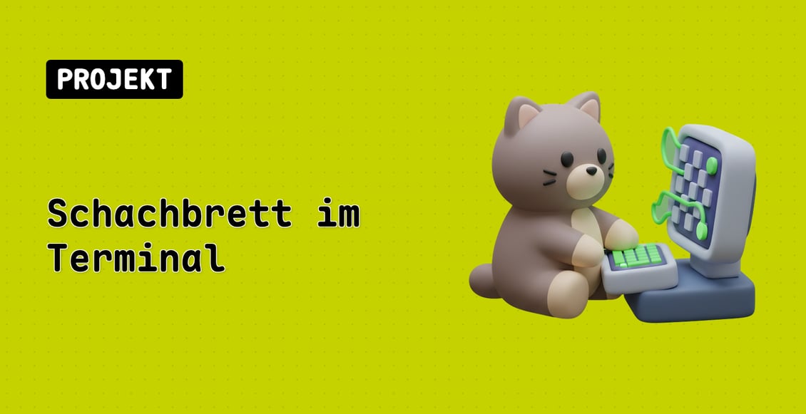 Schachbrett im Terminal