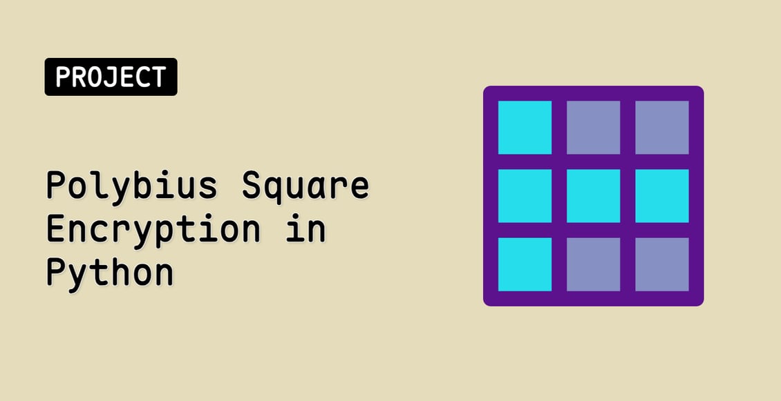 Polybius Square Encryption in Python
