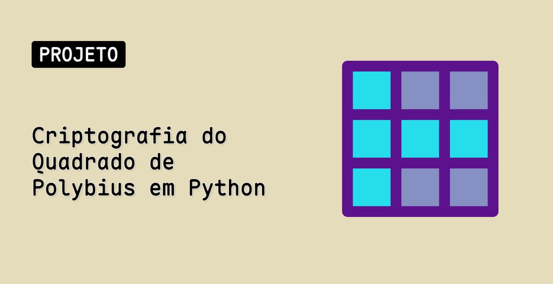 Criptografia do Quadrado de Polybius em Python