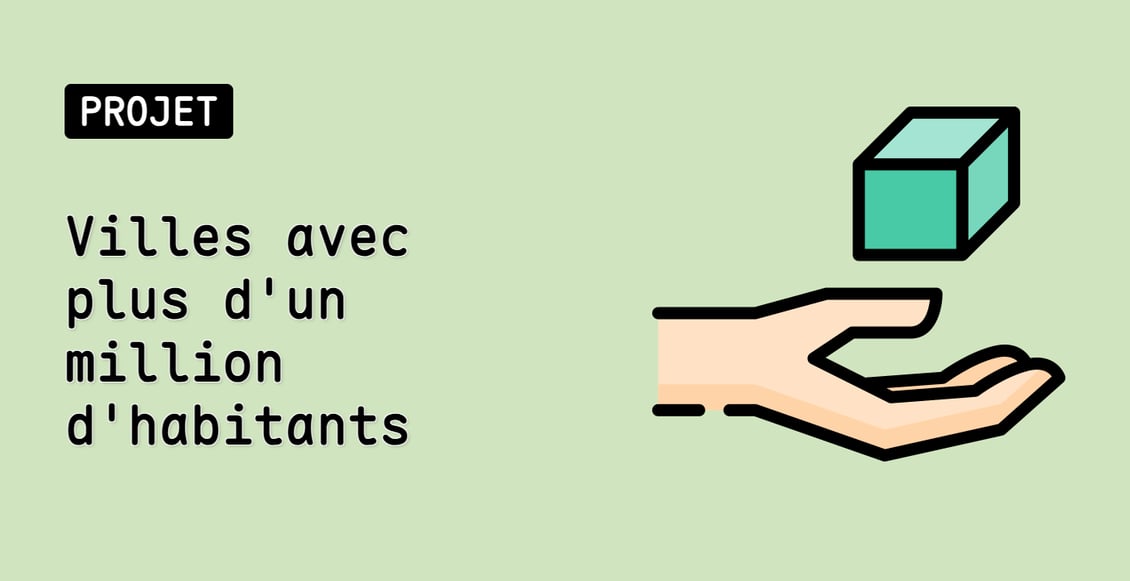 Villes avec plus d'un million d'habitants