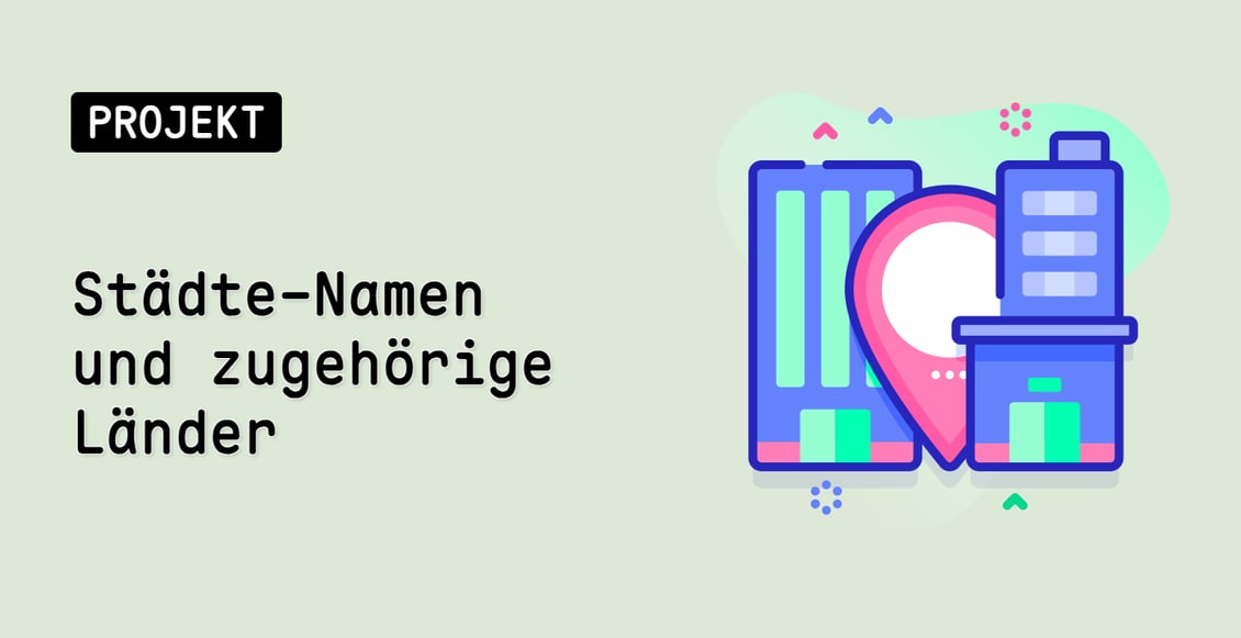 Städte-Namen und zugehörige Länder