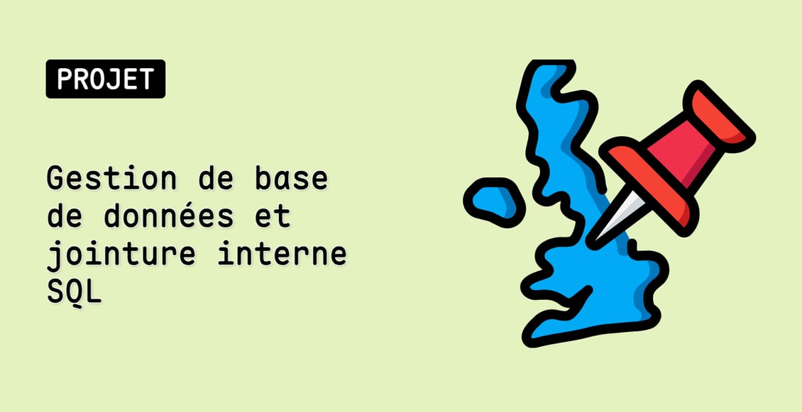 Gestion de base de données et jointure interne SQL