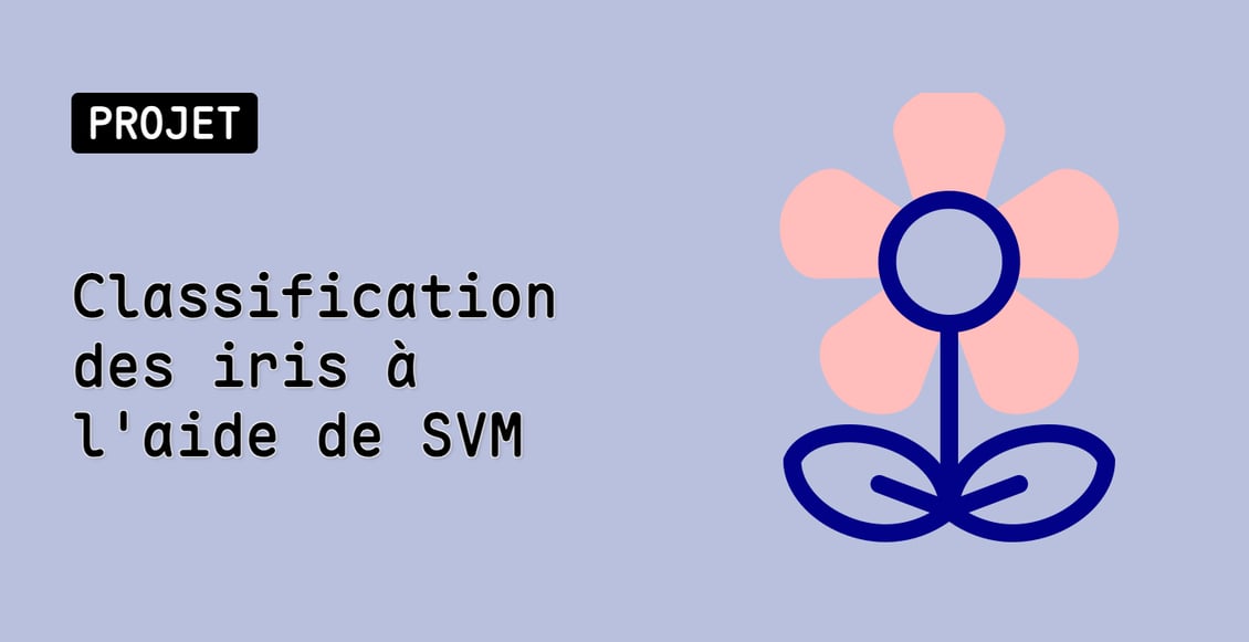 Classification des iris à l'aide de SVM