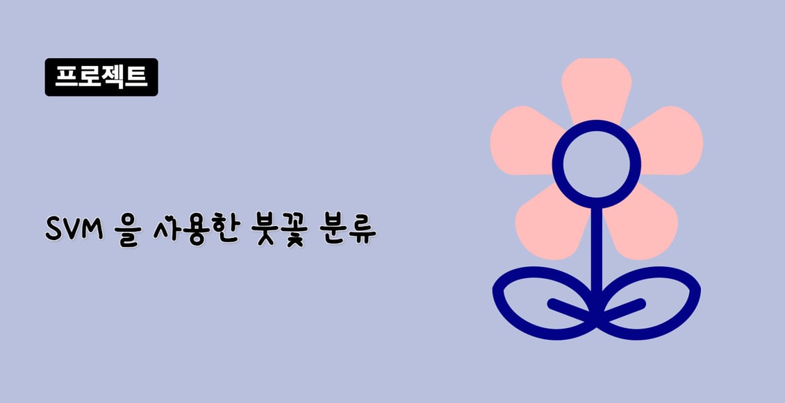 SVM 을 사용한 붓꽃 분류
