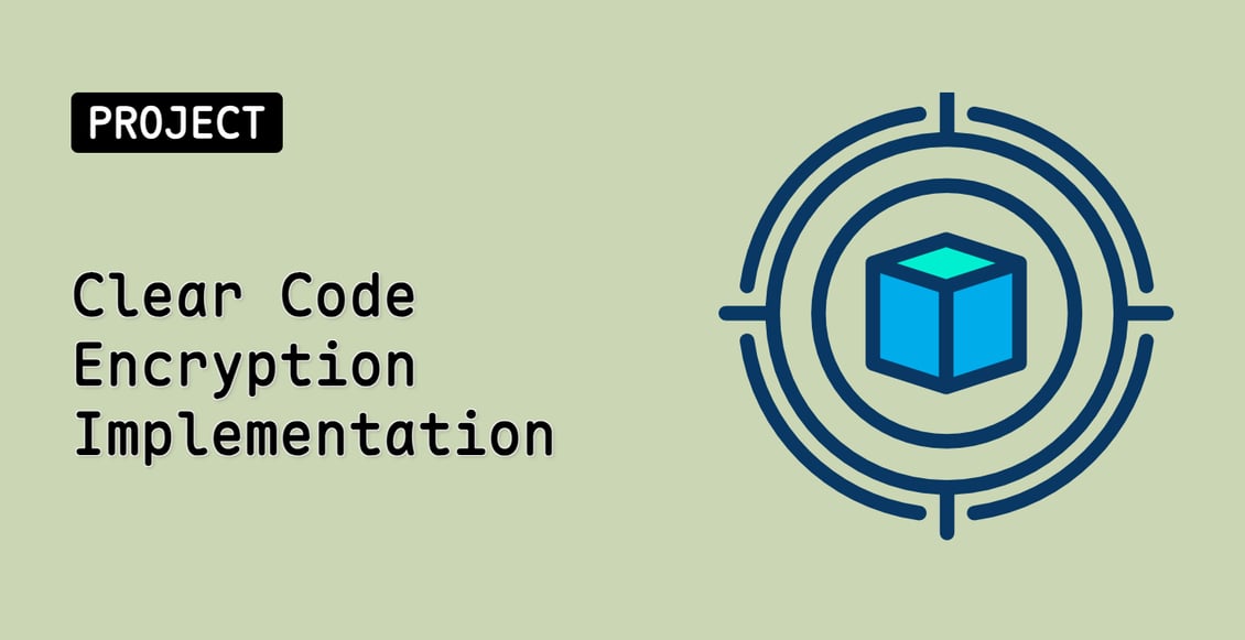 Clear Code Encryption Implementation