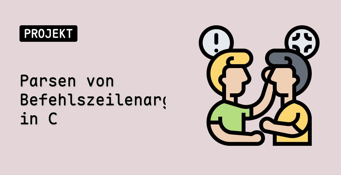 Parsen von Befehlszeilenargumenten in C