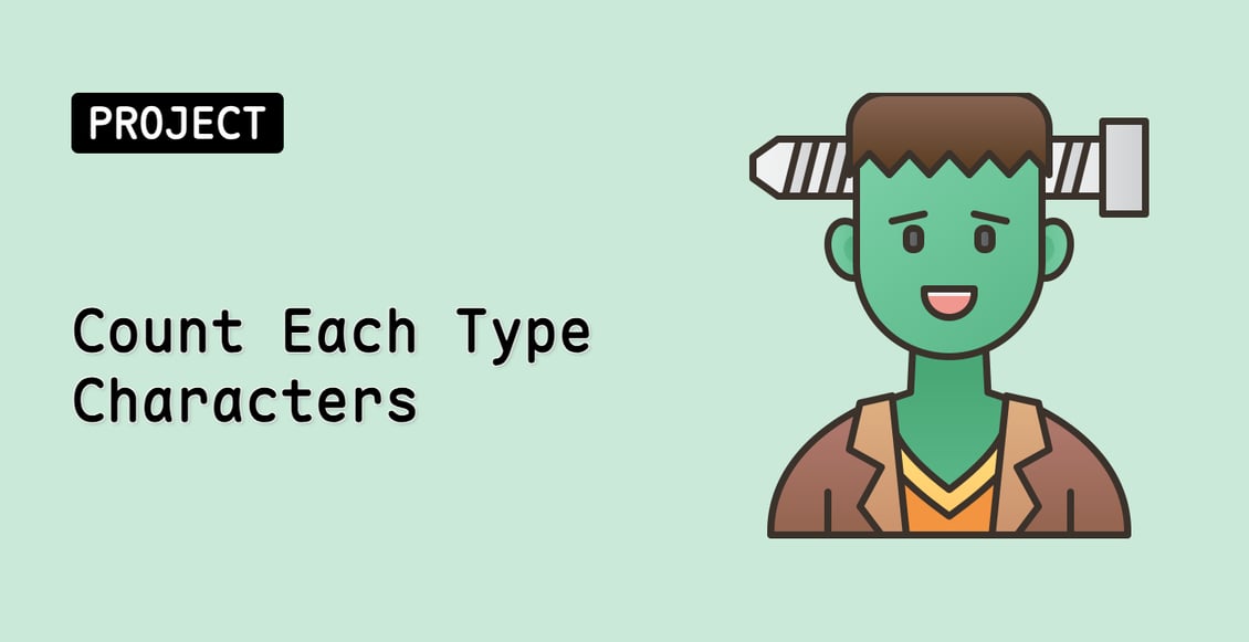 Count Each Type Characters