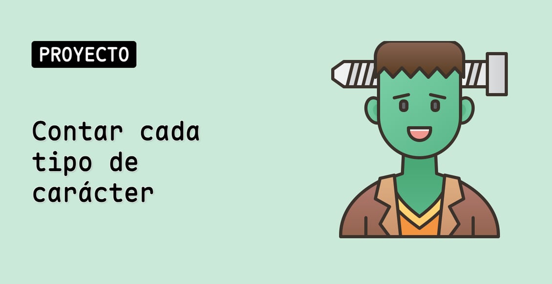 Contar cada tipo de carácter