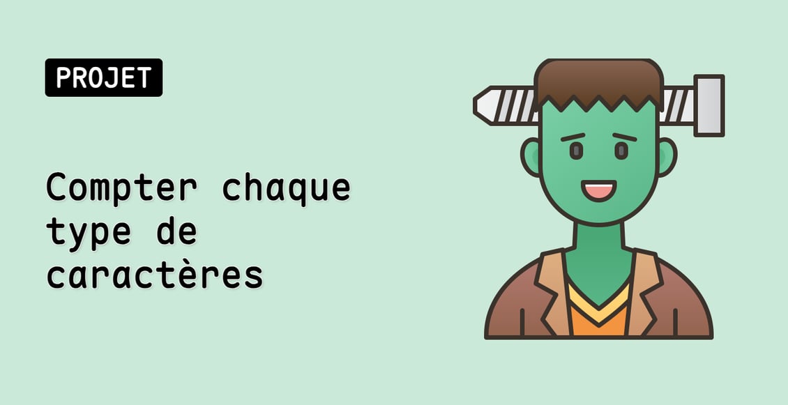 Compter chaque type de caractères