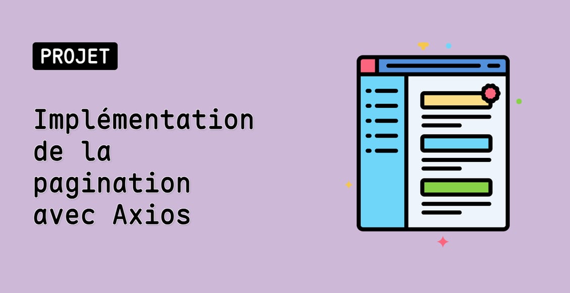Implémentation de la pagination avec Axios