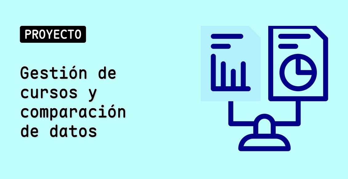 Gestión de cursos y comparación de datos