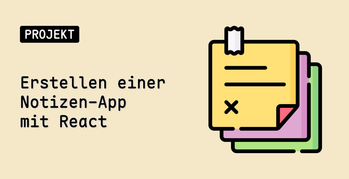 Erstellen einer Notizen-App mit React