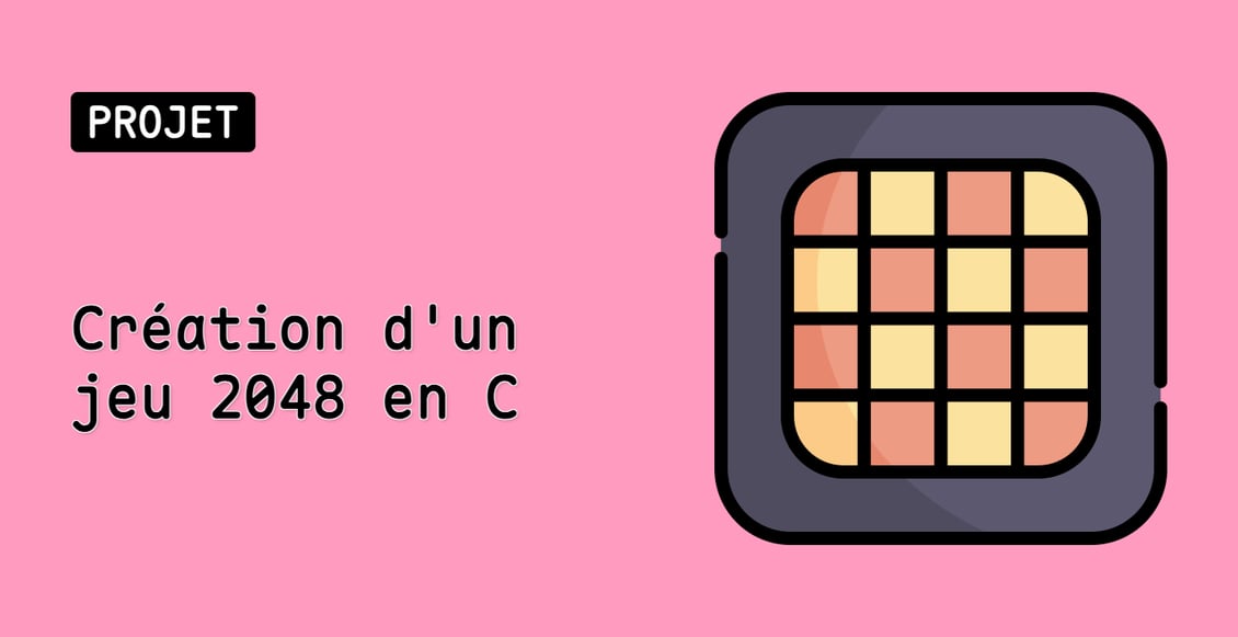 Création d'un jeu 2048 en C