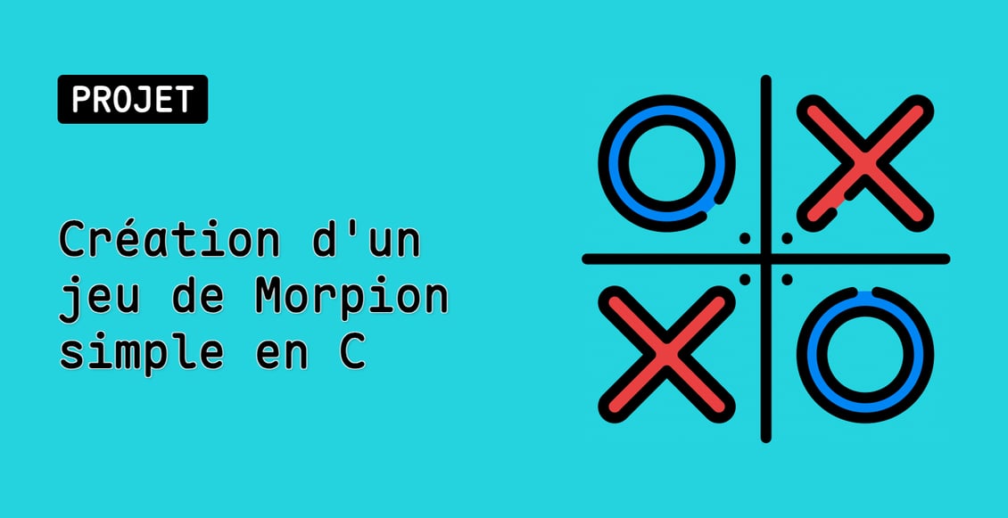 Création d'un jeu de Morpion simple en C