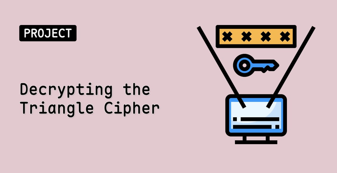 Decrypting the Triangle Cipher