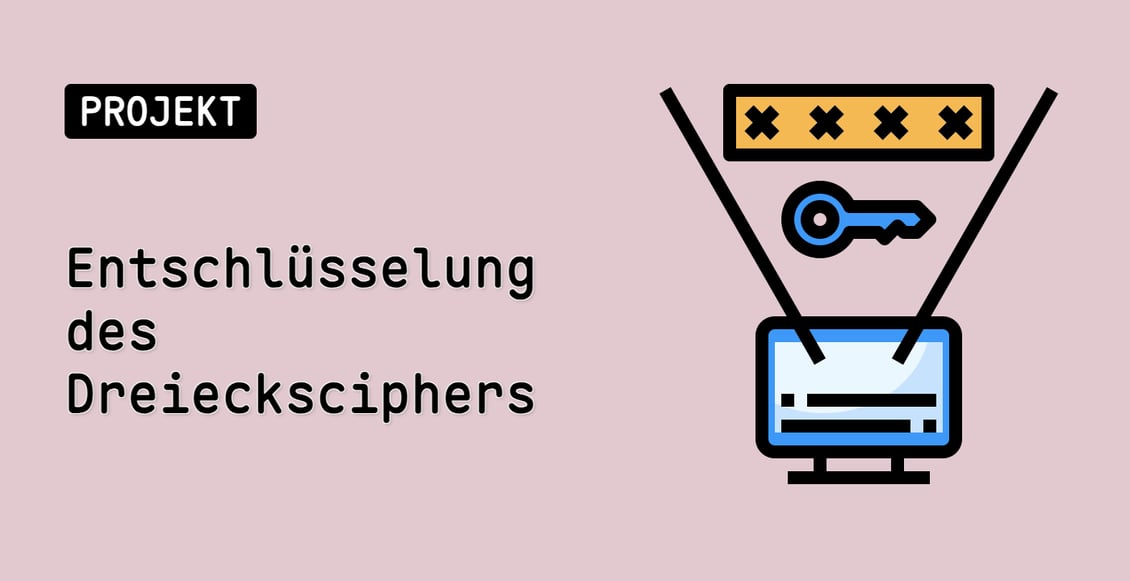 Entschlüsselung des Dreiecksciphers