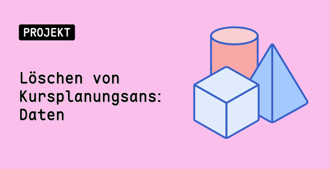Löschen von Kursplanungsansichts-Daten