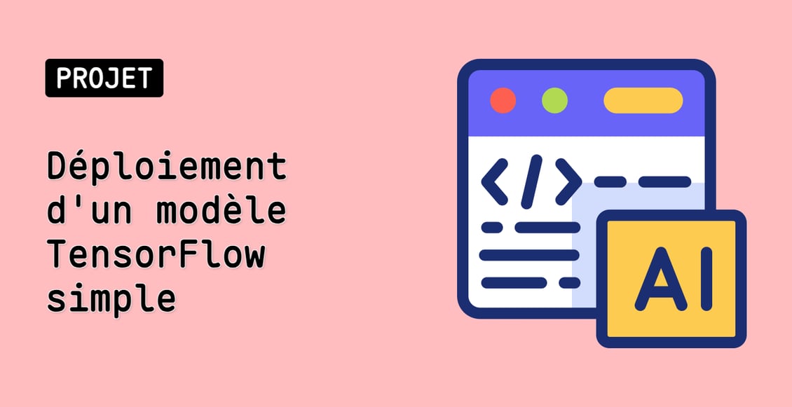 Déploiement d'un modèle TensorFlow simple