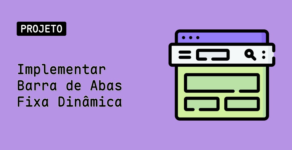 Implementar Barra de Abas Fixa Dinâmica