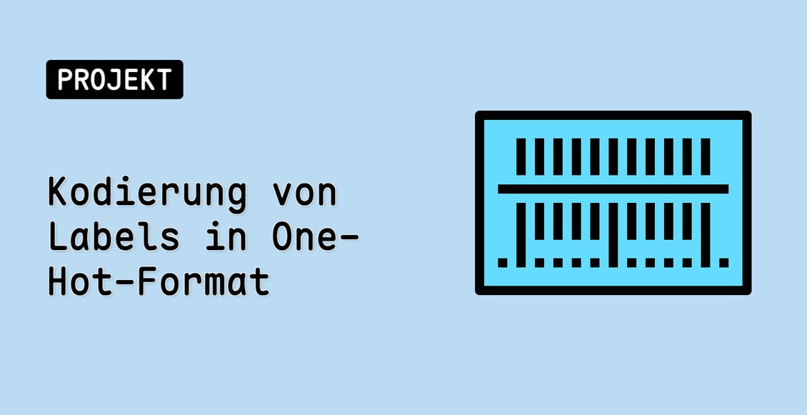 Kodierung von Labels in One-Hot-Format
