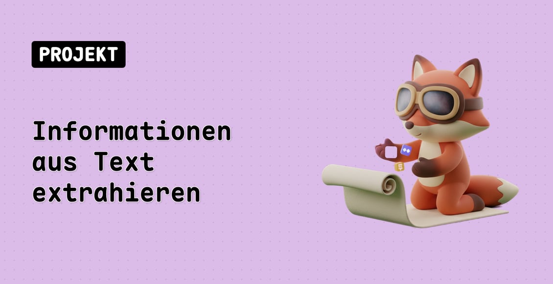 Informationen aus Text extrahieren