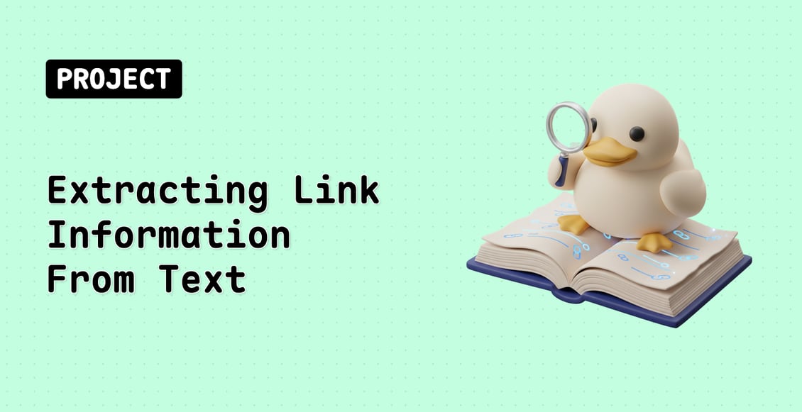 Extracting Link Information From Text