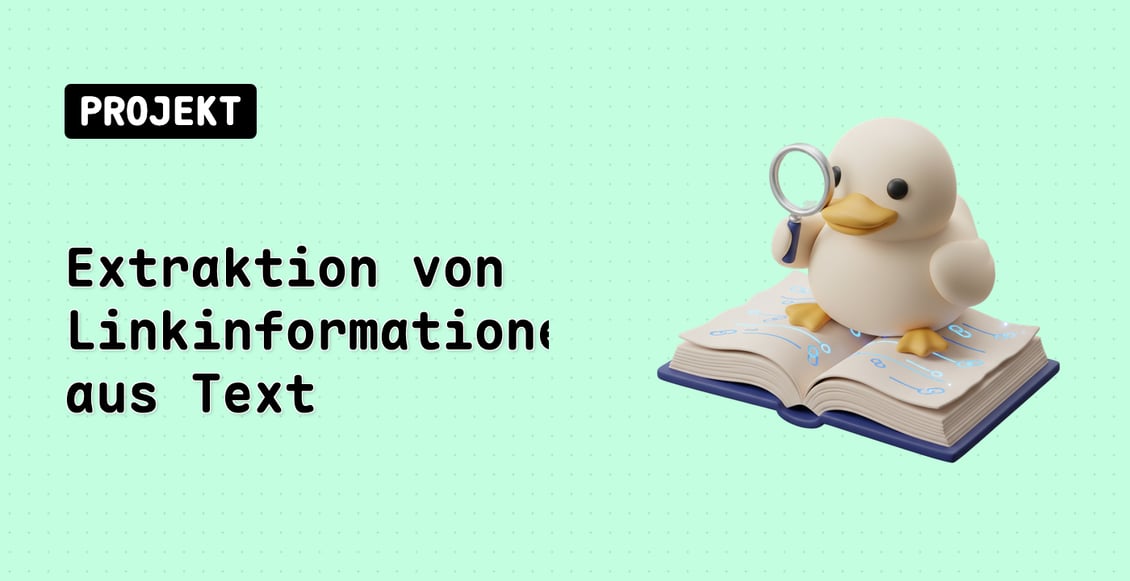 Extraktion von Linkinformationen aus Text
