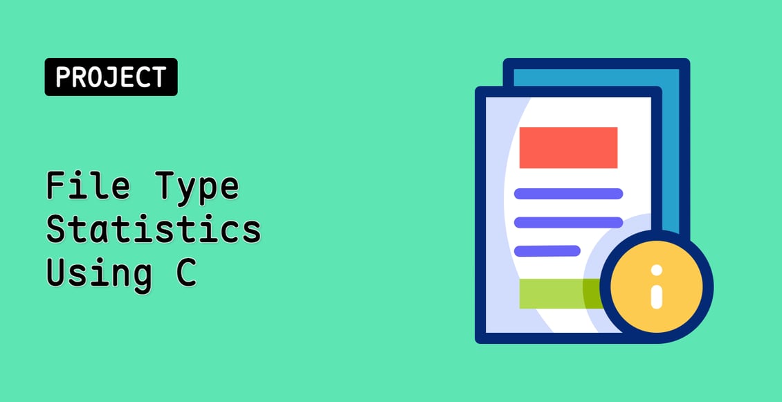 File Type Statistics Using C