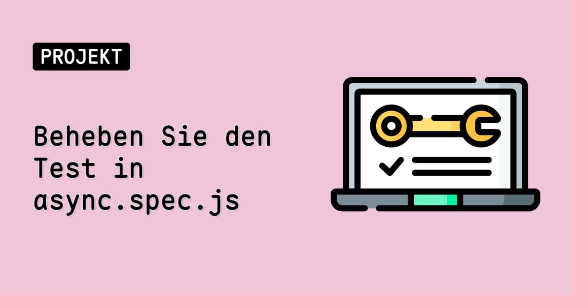 Beheben Sie den Test in async.spec.js