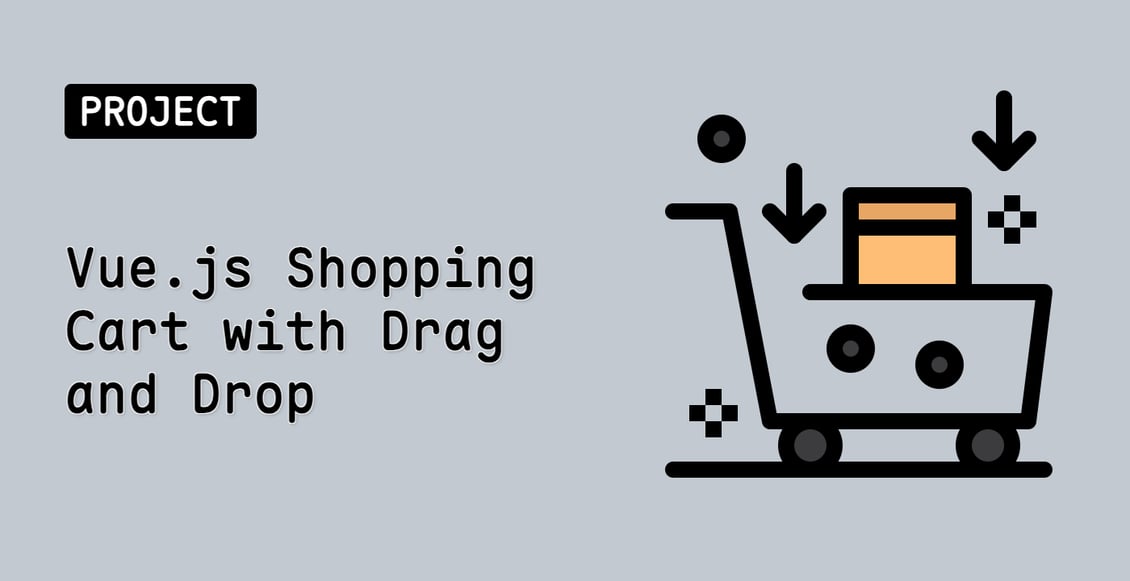 Vue.js Shopping Cart with Drag and Drop