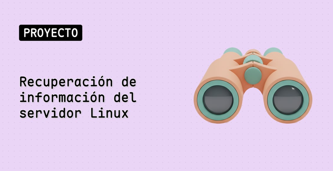 Recuperación de información del servidor Linux