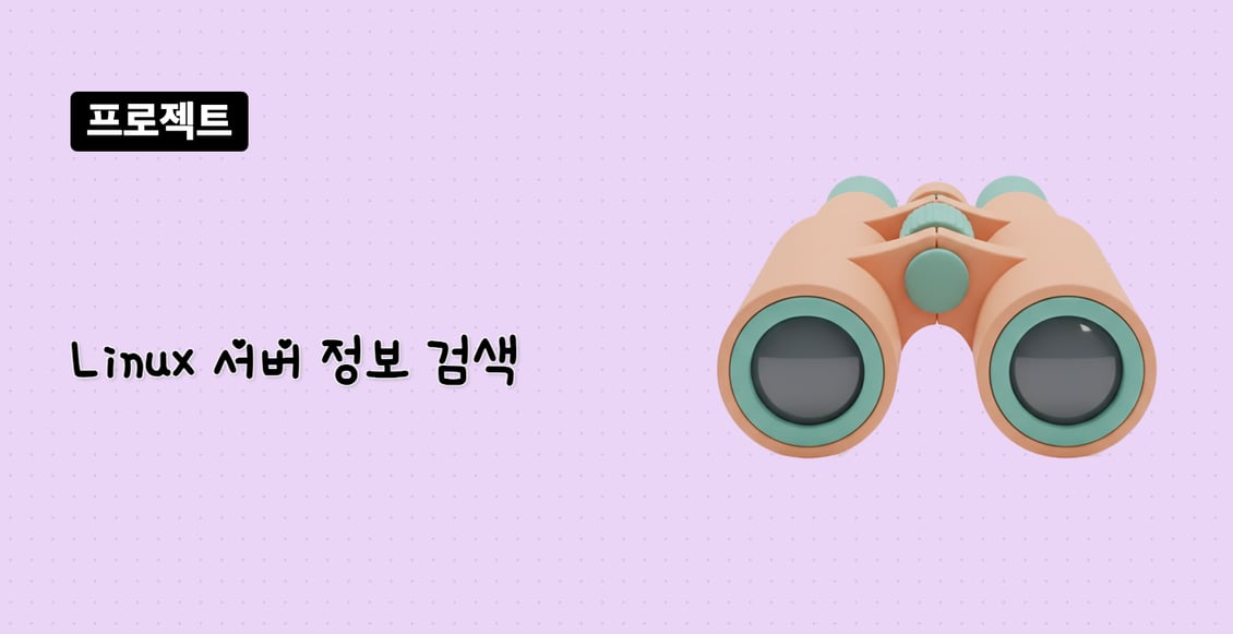 Linux 서버 정보 검색