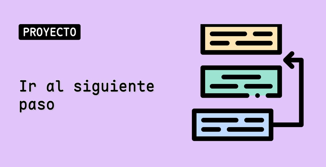 Ir al siguiente paso