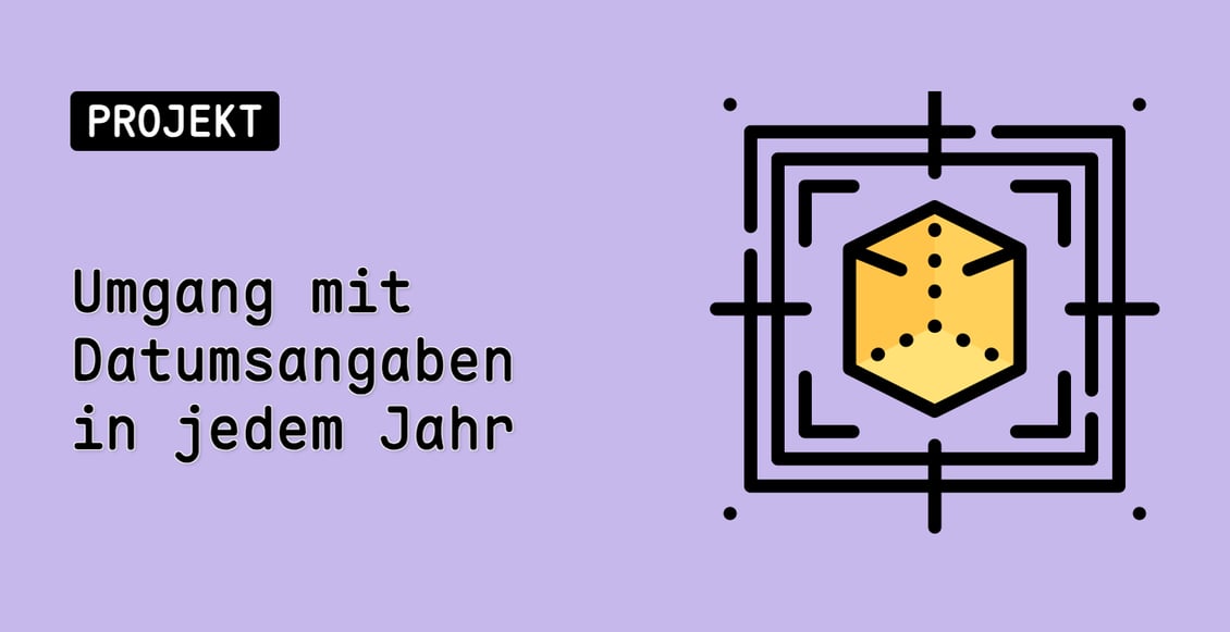 Umgang mit Datumsangaben in jedem Jahr