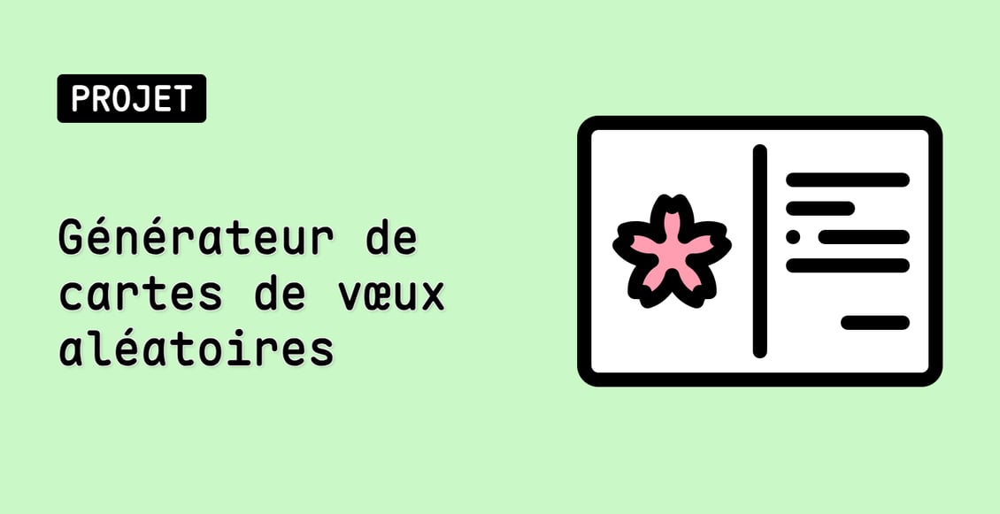 Générateur de cartes de vœux aléatoires