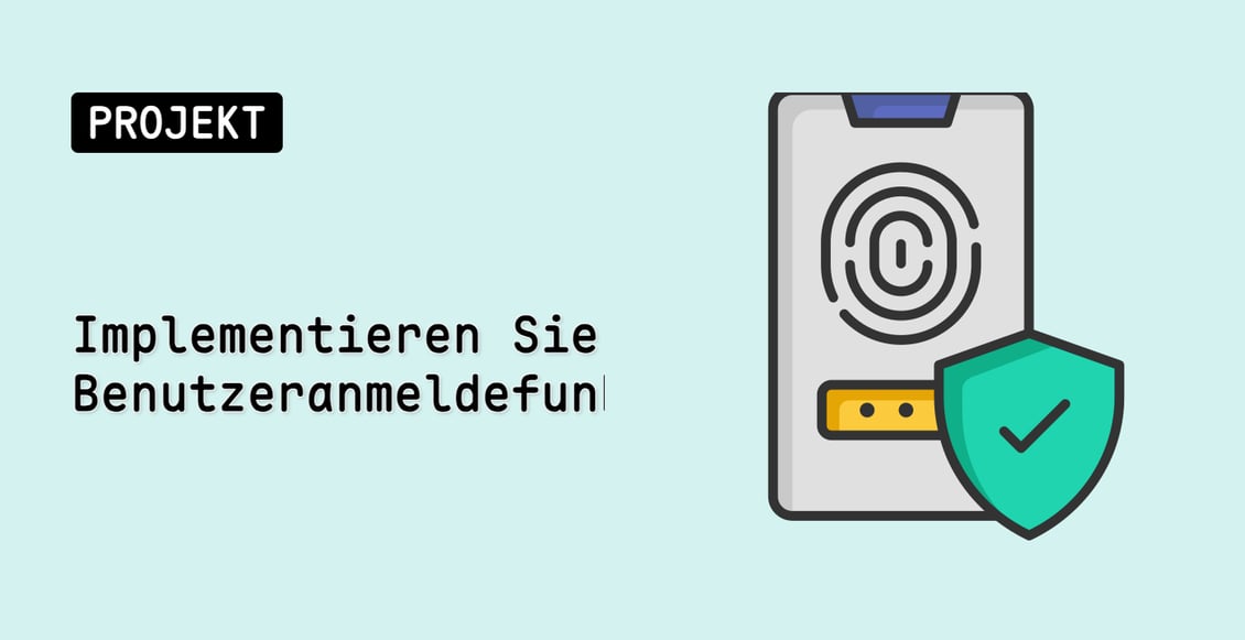 Implementieren Sie die Benutzeranmeldefunktion