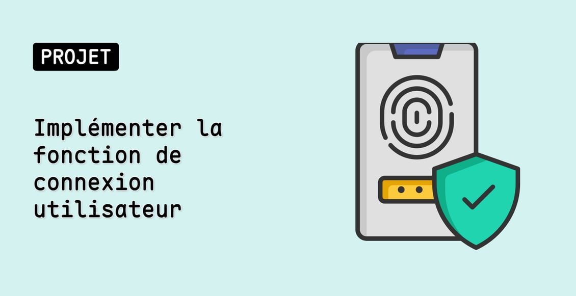 Implémenter la fonction de connexion utilisateur