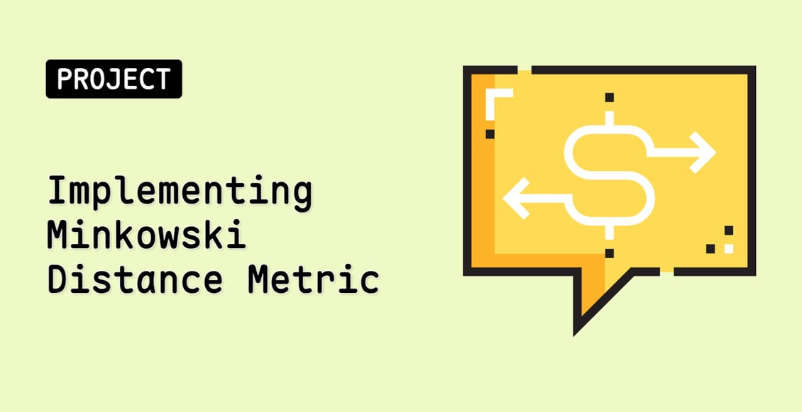 Implementing Minkowski Distance Metric