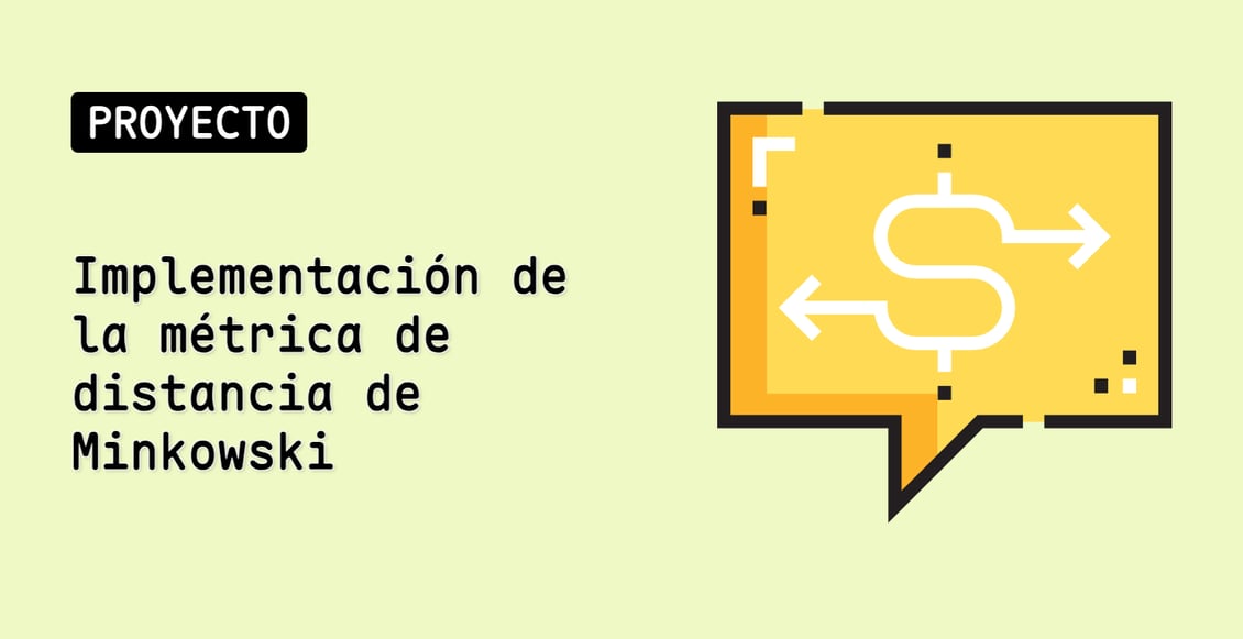 Implementación de la métrica de distancia de Minkowski