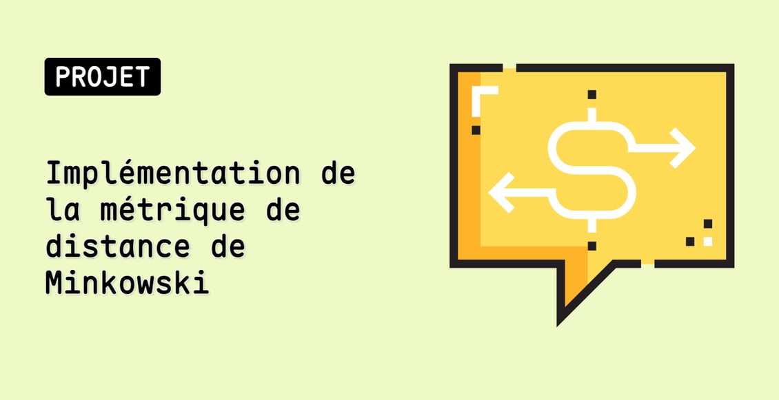 Implémentation de la métrique de distance de Minkowski