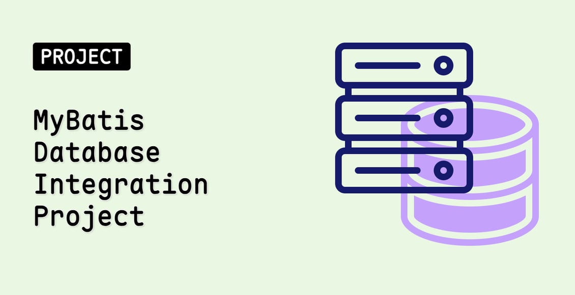 MyBatis Database Integration Project