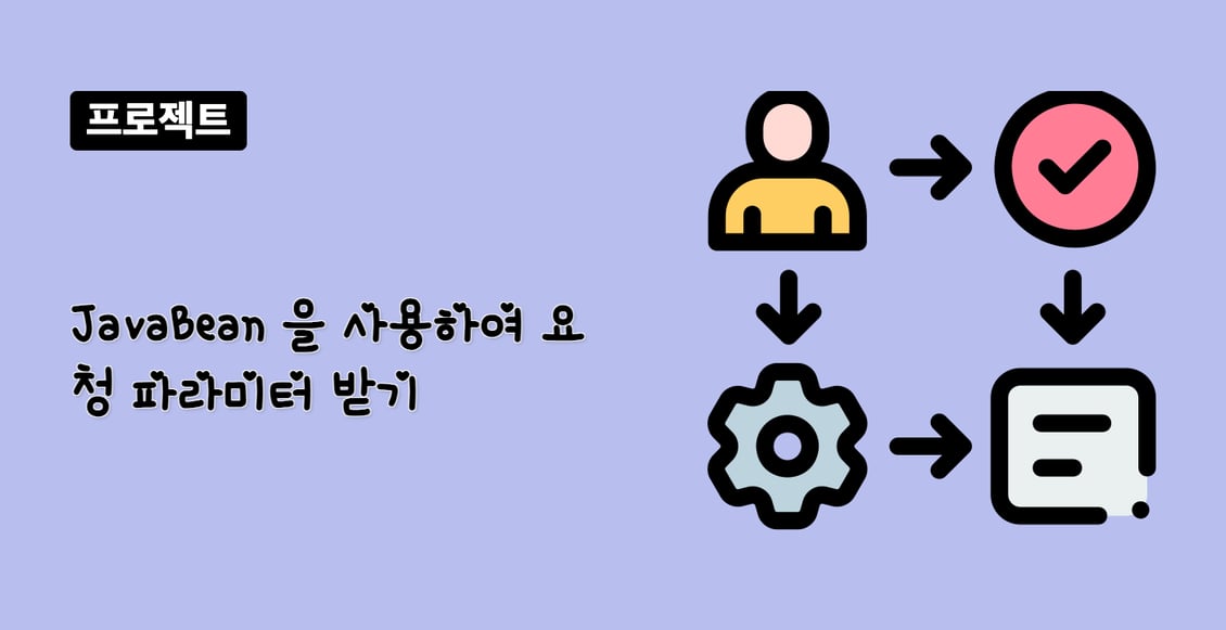 JavaBean 을 사용하여 요청 파라미터 받기