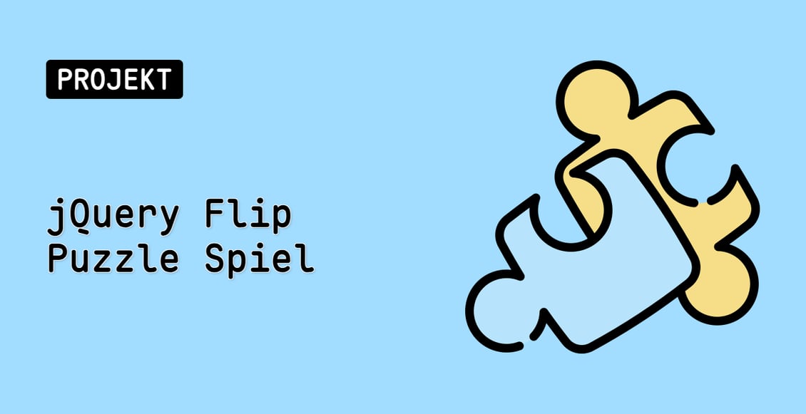 jQuery Flip Puzzle Spiel