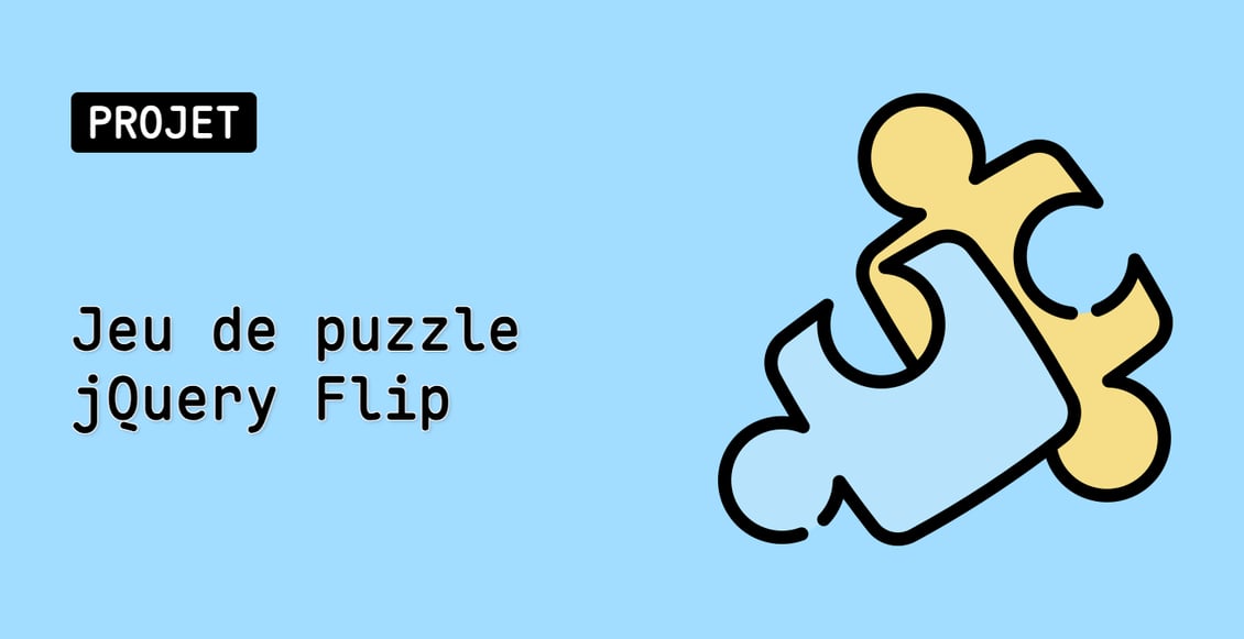 Jeu de puzzle jQuery Flip
