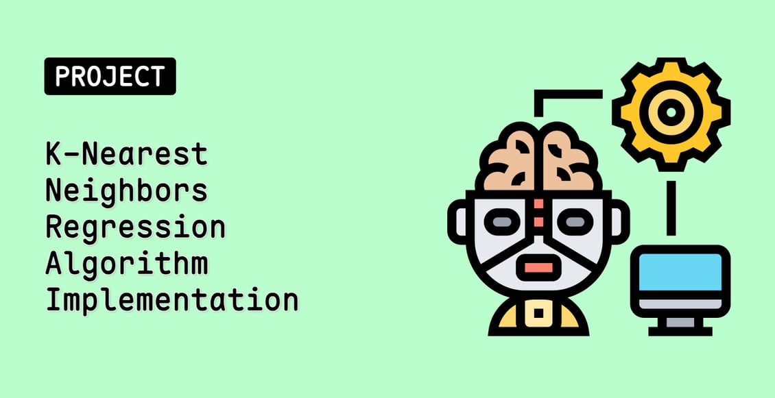 K-Nearest Neighbors Regression Algorithm Implementation