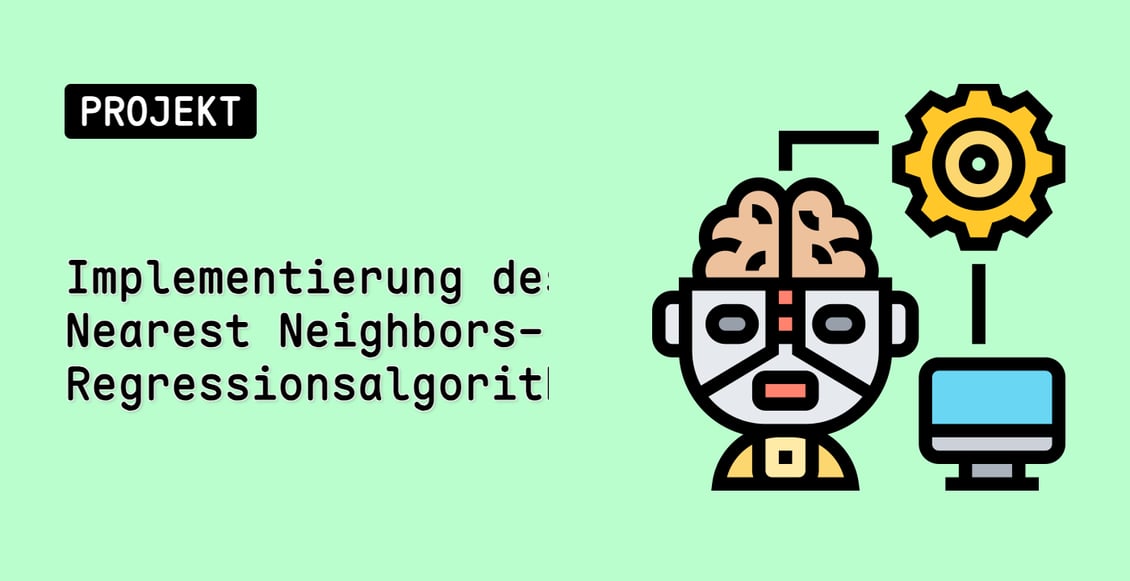 Implementierung des K-Nearest Neighbors-Regressionsalgorithmus