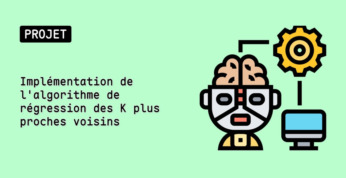 Implémentation de l'algorithme de régression des K plus proches voisins